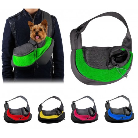 390205 Transportín de hombro para perros pequeños y cachorros