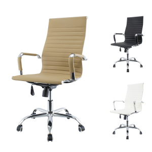 Silla de oficina RADON con asiento ergonómico en ecopiel 53x63xH110 / 120 cm