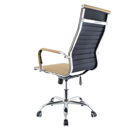 Silla de oficina RADON con asiento ergonómico en ecopiel 53x63xH110 / 120 cm