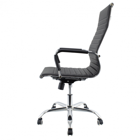 Silla de oficina RADON con asiento ergonómico en ecopiel 53x63xH110 / 120 cm