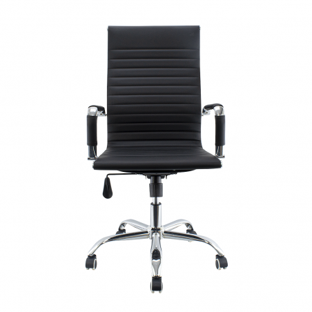 Silla de oficina RADON con asiento ergonómico en ecopiel 53x63xH110 / 120 cm