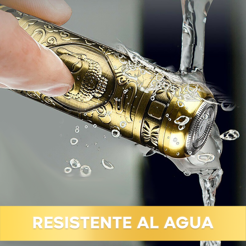 107773 Mini afeitadora portátil con 2 cuchillas...