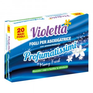 Pack 20 Maxi hojas perfumadas Violeta con suavizante para...