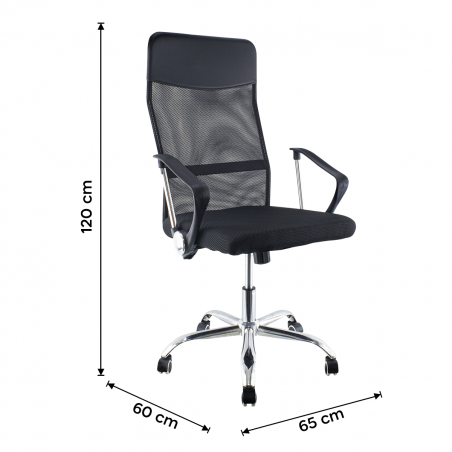 Silla de oficina LAGOS transpirable OFFIX3 apoyabrazos y regulables en altura