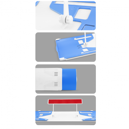 302008 Deflector universal para aire acondicionado escudo ventilación ajustable