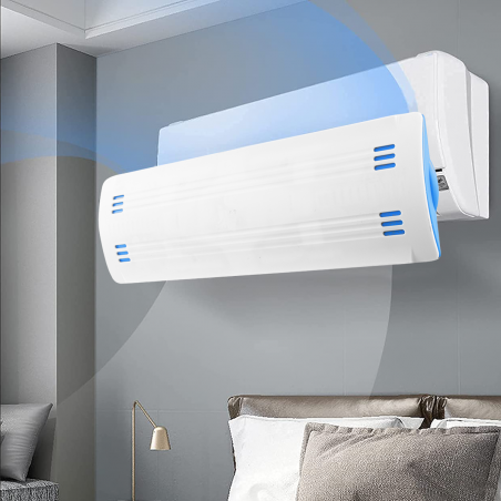 302008 Deflector universal para aire acondicionado escudo ventilación ajustable