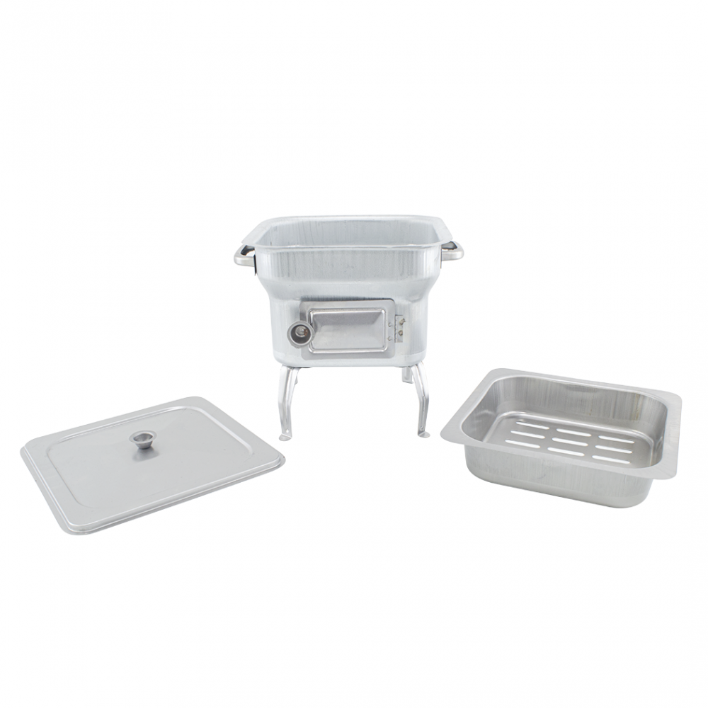 Barbacoa Fornacella pequeña en chapa 25x25cm...