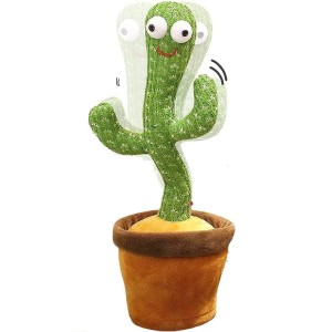 Peluche cactus musical repite sonidos, voces, habla y...