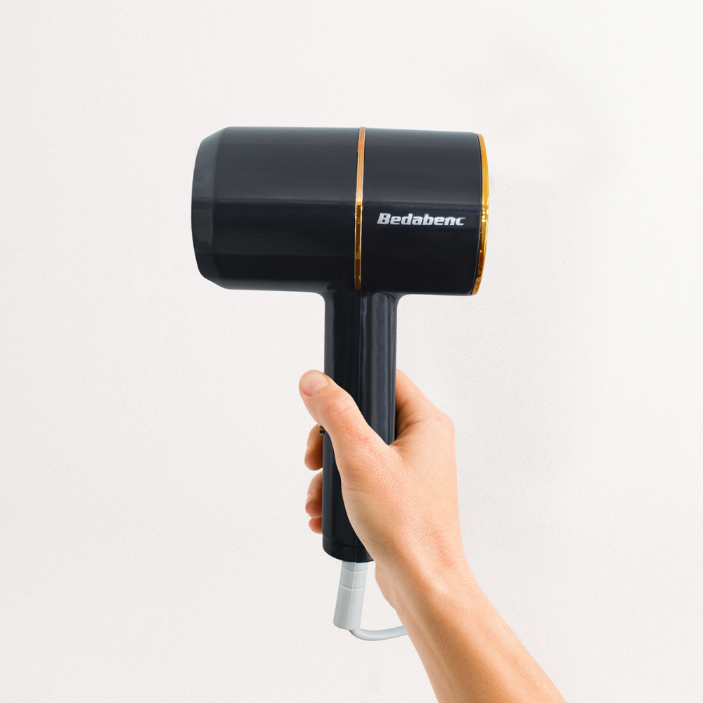 Mini secador de pelo de viaje 1000W 12x20 cm...