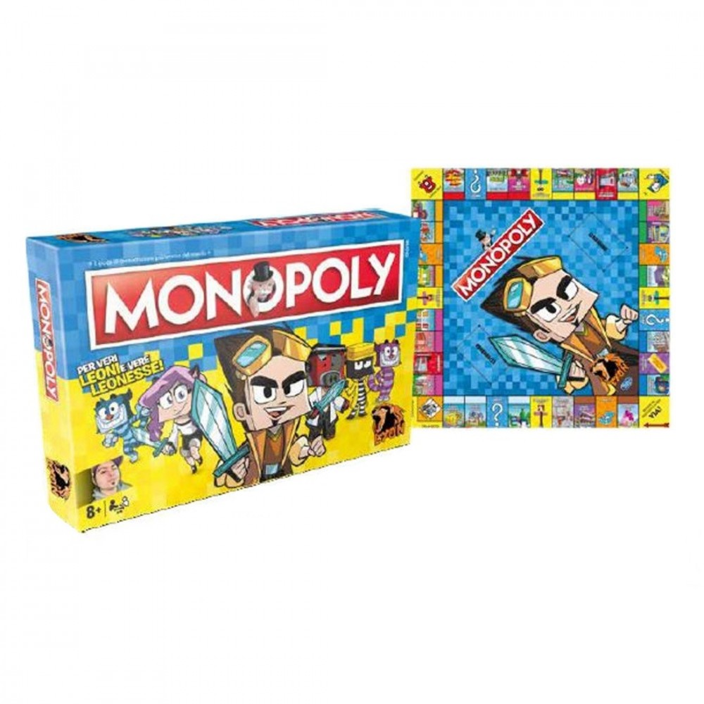 Juego de mesa Monopoly Lyon Gamer Edition para leones reales y leonas reales