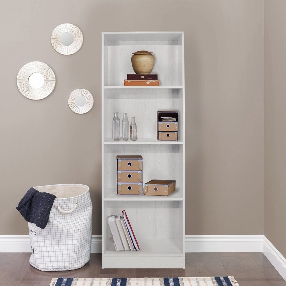 Librería estantería vertical con 4 Estantes de...