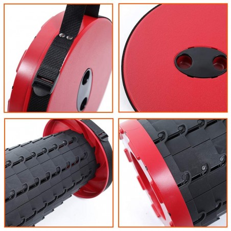 Taburete reposapiés portátil retráctil 72964 silla telescópica con asa