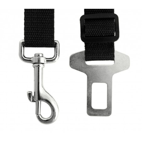 Correa con gancho para cinturón de seguridad autoproteccion de animales