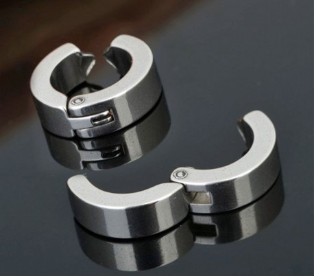 Par de pendientes de aro falsos (sin necesidad de agujeros) en diferentes colores