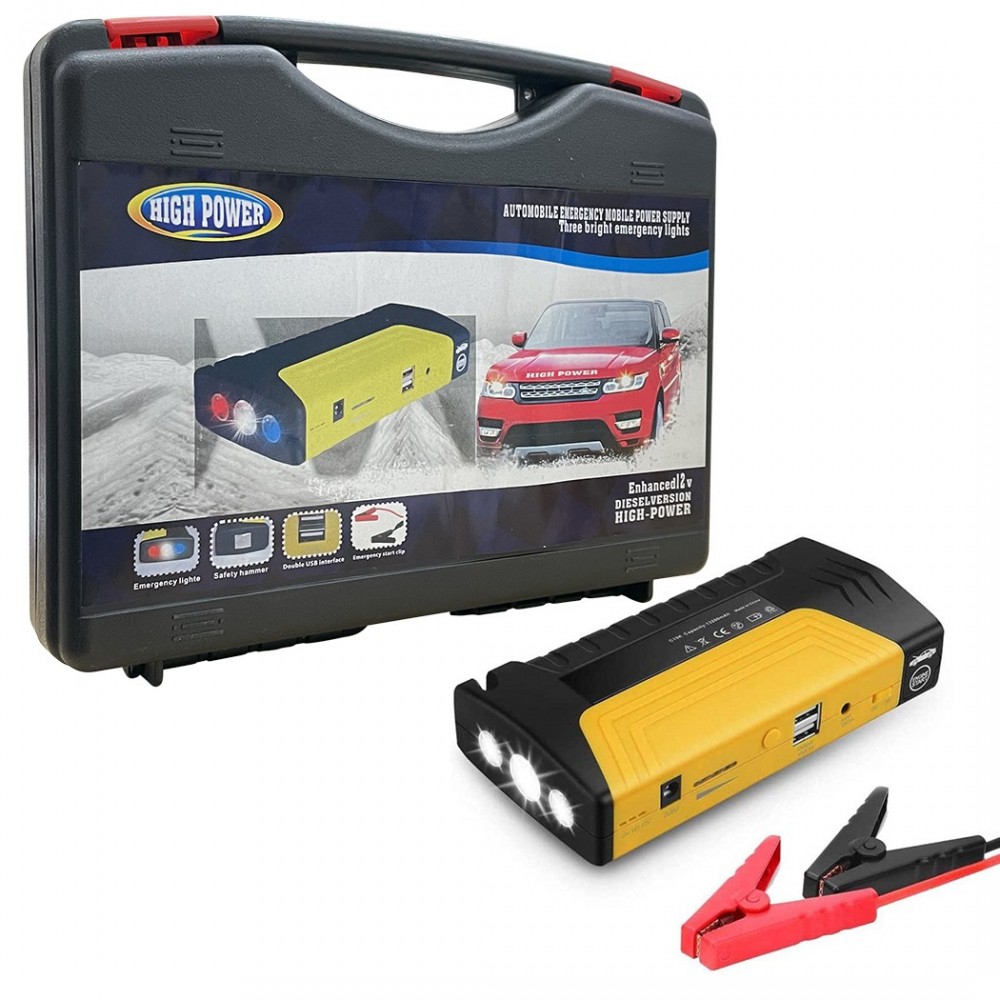 Arrancador batería para coche 300A 15000mAh 12804 Kit de emergencia Power Bank