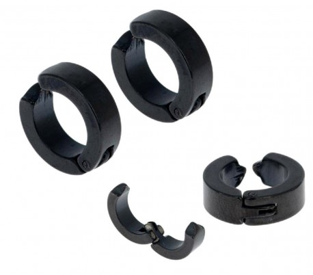 Par de pendientes de aro falsos (sin necesidad de agujeros) en diferentes colores