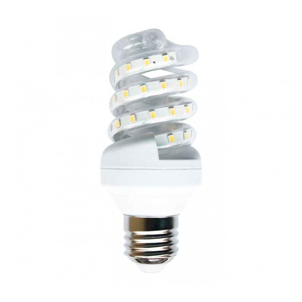 Bombilla 36 Led Espiral E27 Luz Blanca 7W Ahorro Energético