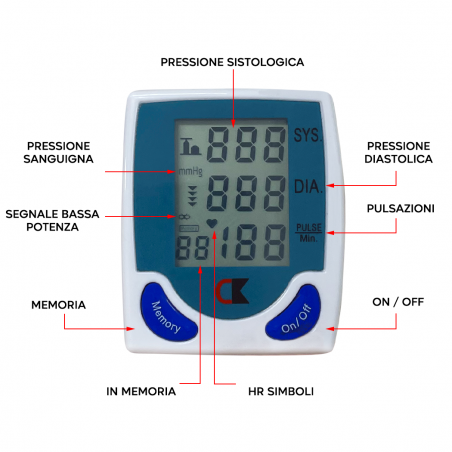 Monitor automático de presión arterial de muñeca 401927 Home Monitor