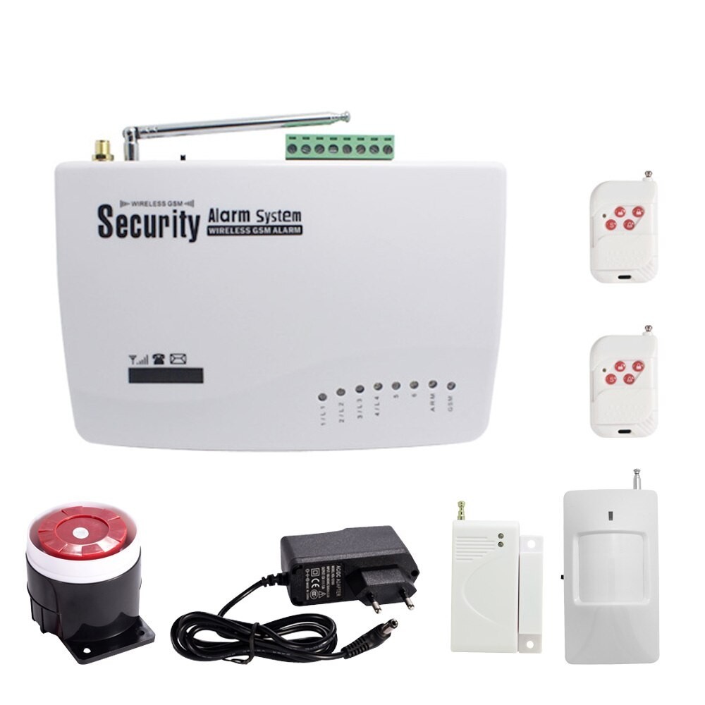 Kit alarma antirrobo para hogar inalámbrico Wifi integrado sirena y antena GSM