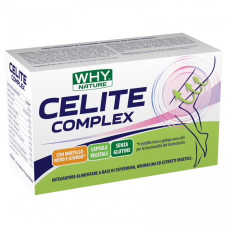 Celite Complex 60 Cáps. WHYNATURE Suplemento contra piernas hinchadas y pesadas