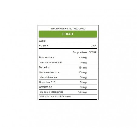 Colalt 60 Cápsulas WHYNATURE Complemento Alimenticio contra el Colesterol