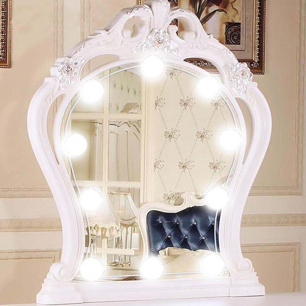 136041 4 Bombillas LED para espejo 3 formas de...