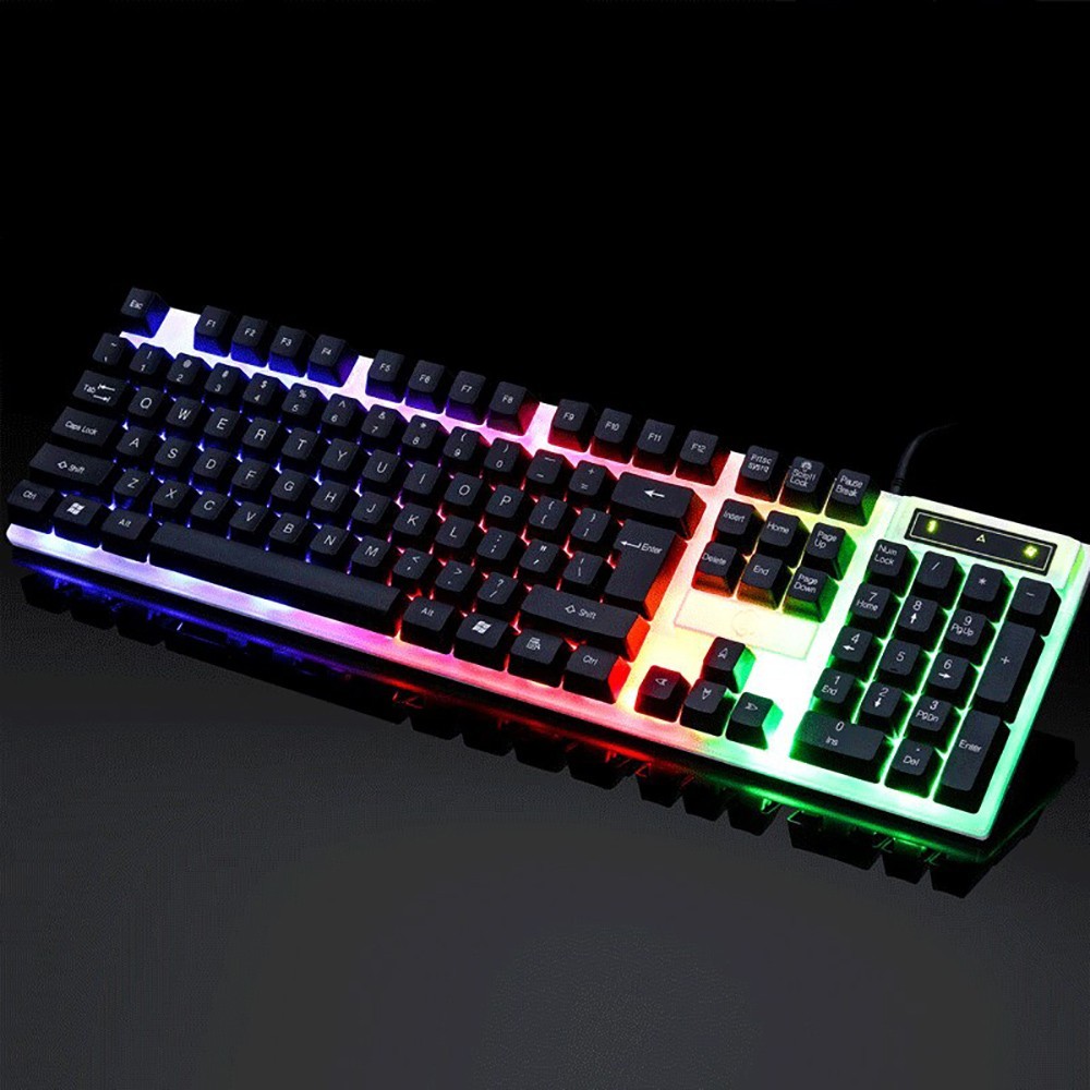 Teclado y ratón Gaming RGB USB para ordenador...