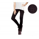 Set 4 leggings mod. ETHNIC en diferentes colores y con revestimiento de felpa - Moda femenina de invierno