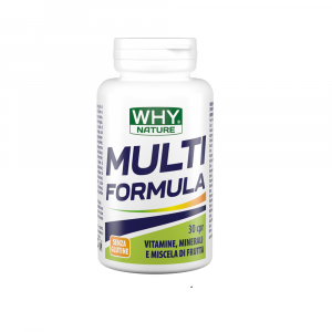 Multi Formula WHYNATURE 30 cpr suplemento multivitamínico mezcla de frutas