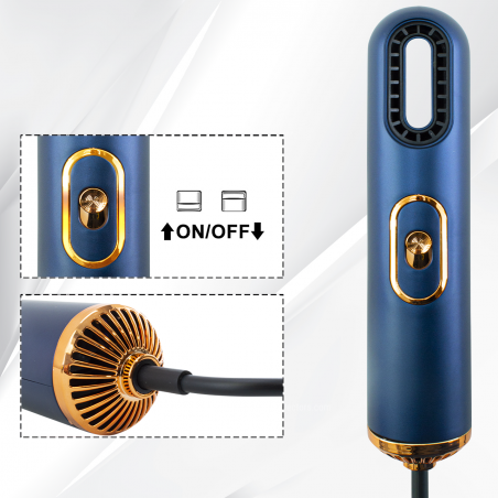 603102 Secador de pelo ergonómico diseño moderno compacto y con iones negativos