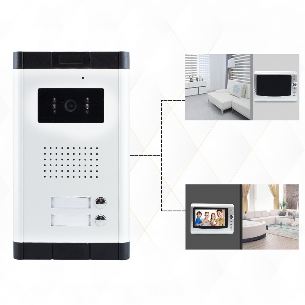 Videoportero bifamiliar con 2 monitores 431038...