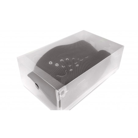 5 uds. caja transparente de almacenamiento organizador para ahorrar espacio