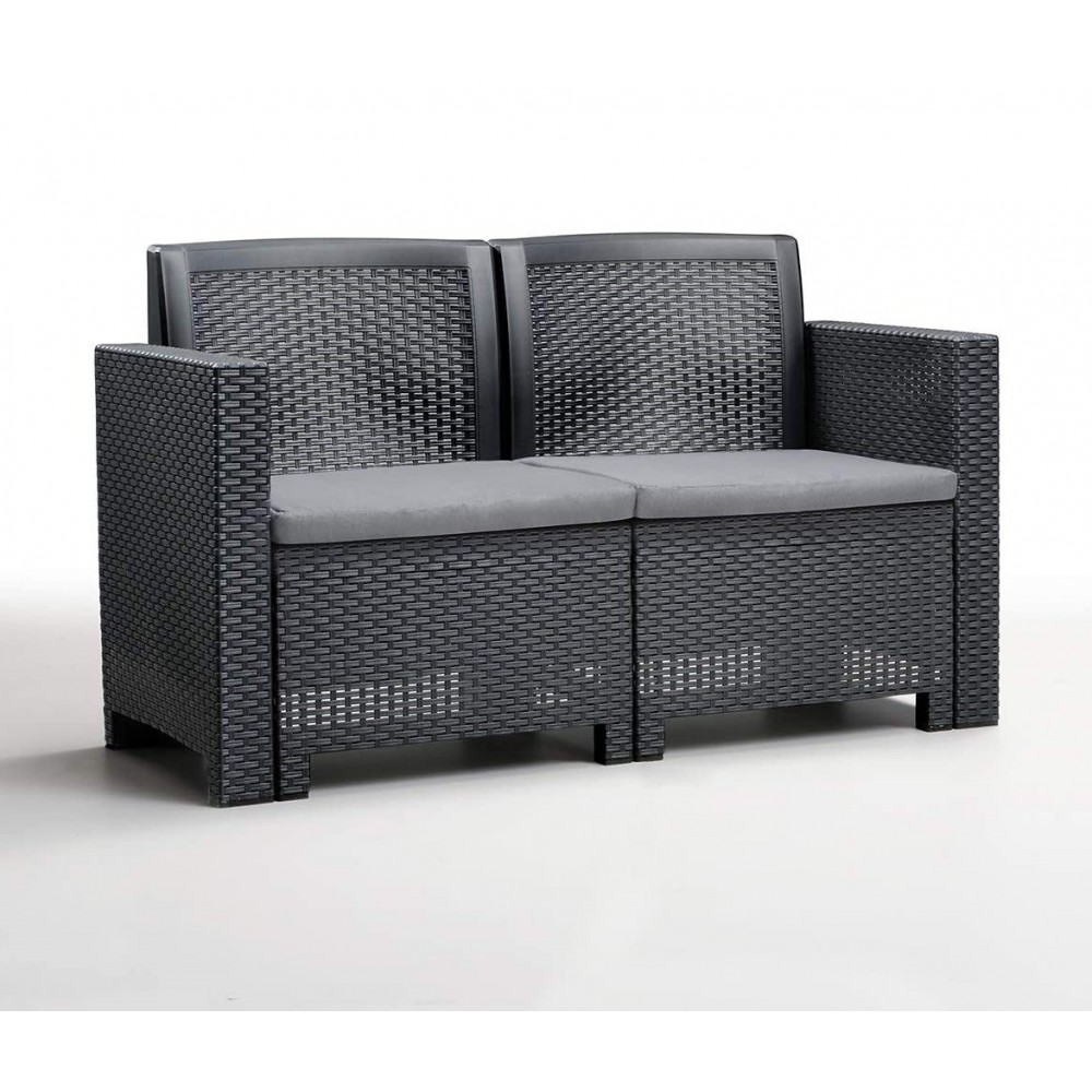 Set de mesa 1 sofá y 2 asientos de jardín...