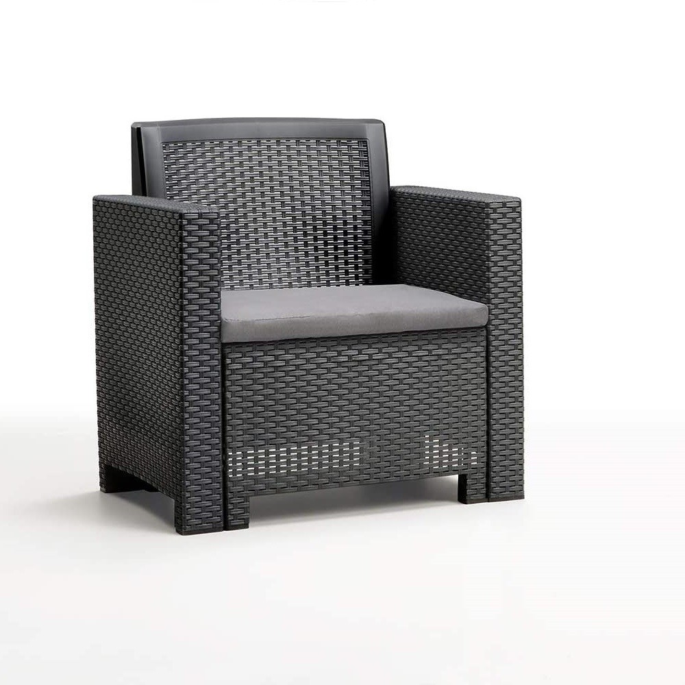 Set de mesa 1 sofá y 2 asientos de jardín...