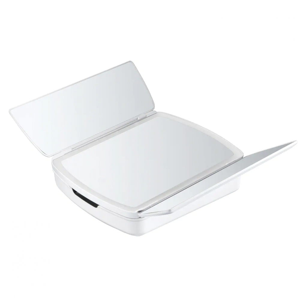 720013 Espejo de maquillaje plegable con luces...