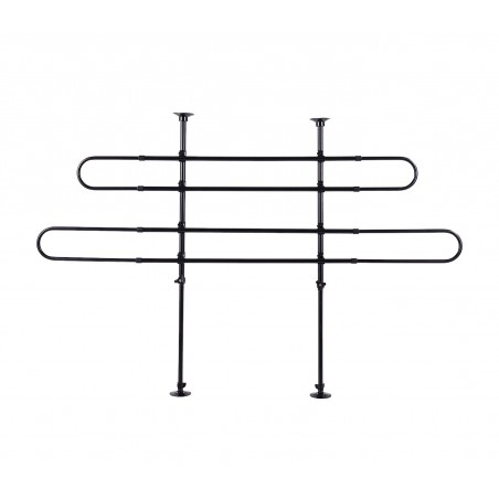 4557 Rejilla divisoria telescópica universal de 2 piezas para vehículos