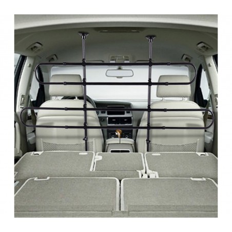 4557 Rejilla divisoria telescópica universal de 2 piezas para vehículos