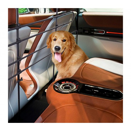 4557 Rejilla divisoria telescópica universal de 2 piezas para vehículos