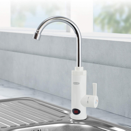 201116 Grifo eléctrico para agua caliente para calentamiento instantáneo 21x41cm