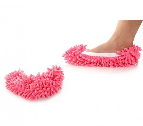 MOP 2 EN 1 - Zapatillas fregona (Pack de 2 - Utilizable hasta la talla 44) en diferentes colores