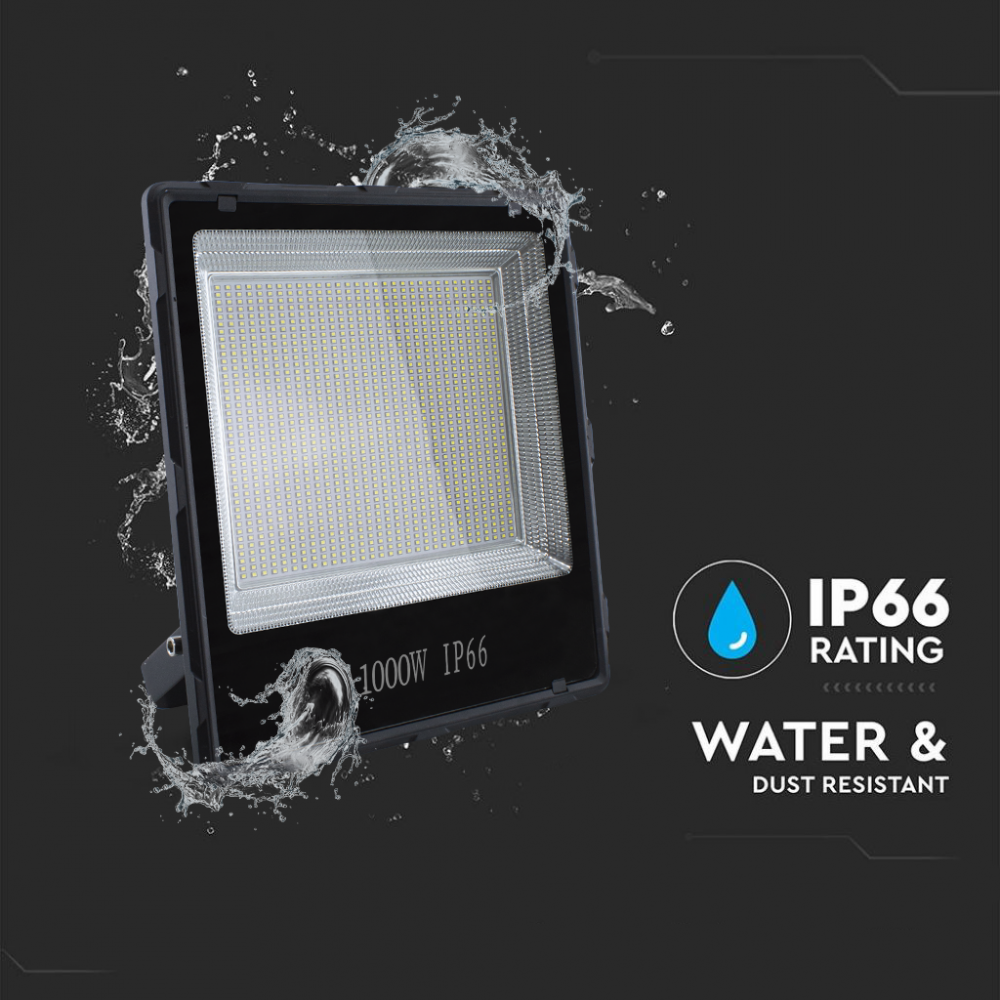 Faro de 1000W con 1200 LED luz blanca fría para...