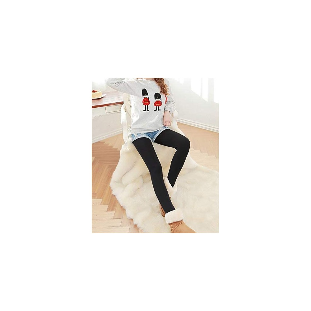 Pack 3 Leggings negros opacos con interior de...