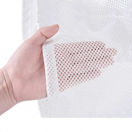 480854 Pack 3 bolsas de malla para lavadora ropa interior Rilux con cremallera