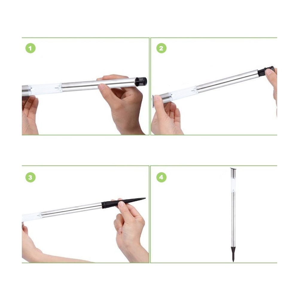 4 pz Lámpara LED H70 Luz paso 1W Iluminación de...