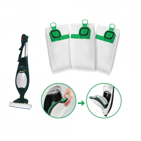 Kit Repuestos Vk 140-141 Compatible Kobold 12 Bolsas 2 Rejillas y 12 Perfumes