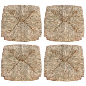 1212-R 4 pz asiento de recambio fondo de paja natural...
