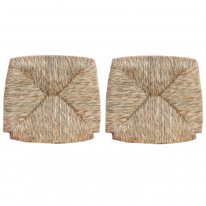 1212-R 2 pz asiento de recambio fondo de paja natural...