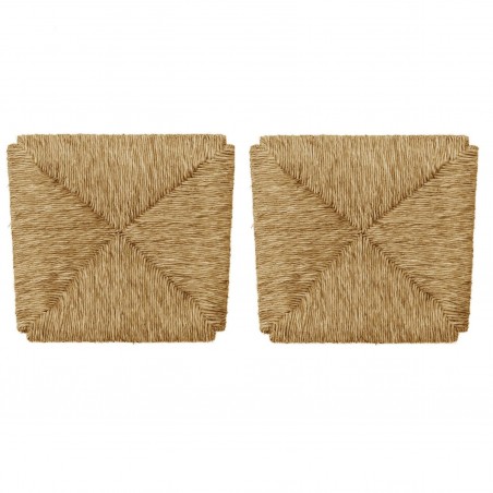 2 pz Asiento de repuesto 996 con fondo de paja para silla Arte Povera 33x38 cm