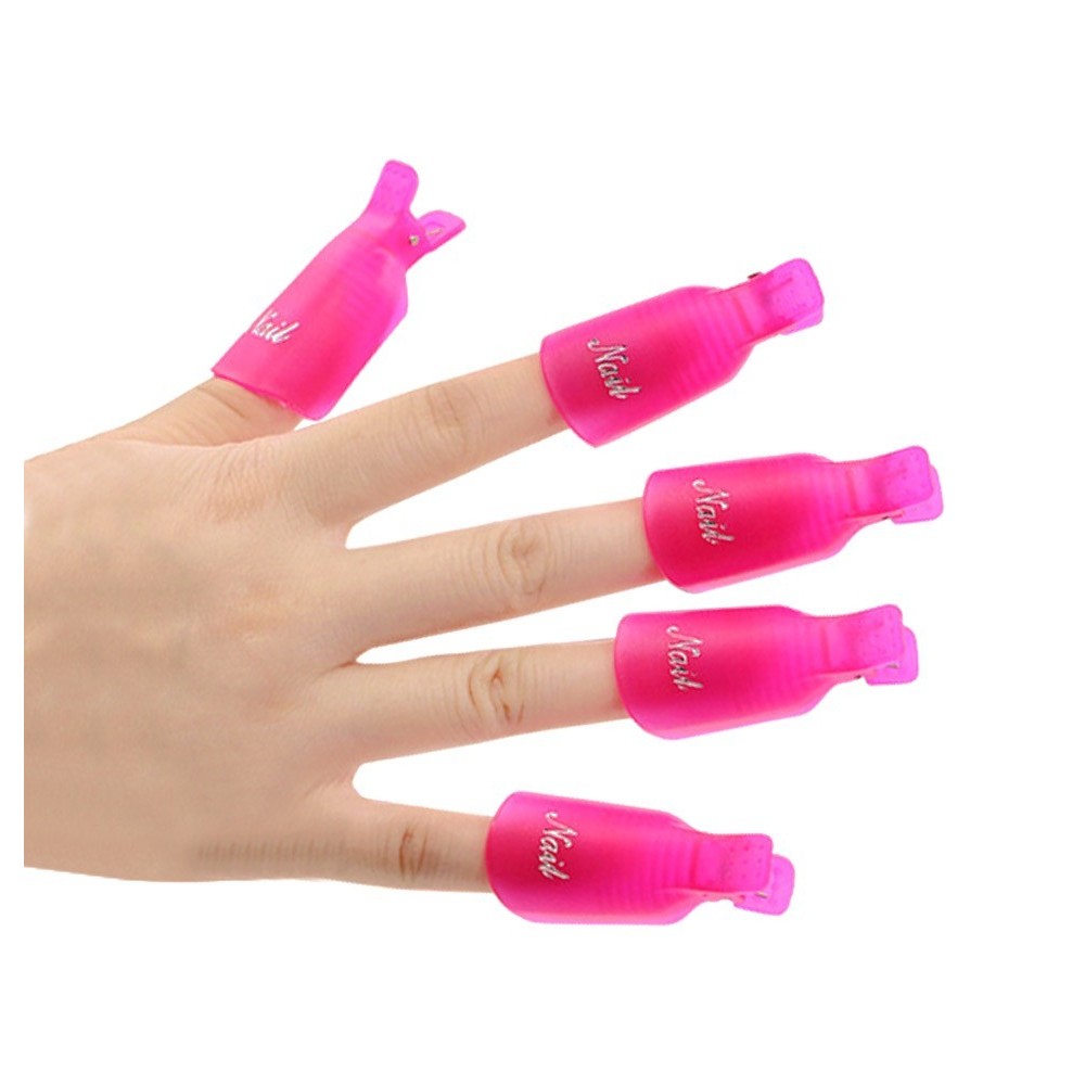 Kit 20 uds Removedor de gel Clip y Gel Polish...