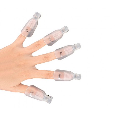 Kit 20 uds Removedor de gel Clip y Gel Polish 3422 para Nail Art Nails